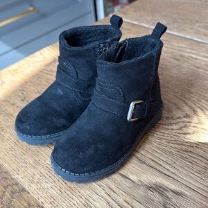 Toddler black boots